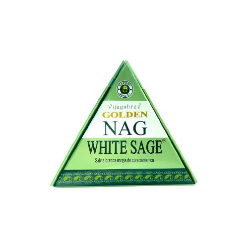 Incenso Golden Nag Cone Cascata White Sage
