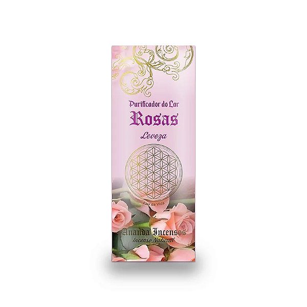 Incenso Natural Ananda Rosas