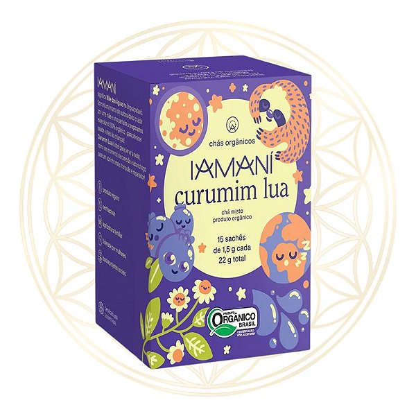 Chá Orgânico Iamaní Curumim Lua - 15 sachês
