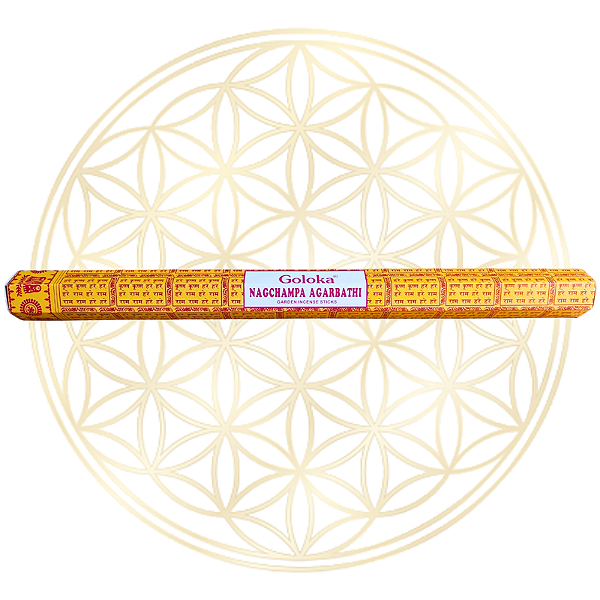Incenso Goloka Vareta Linha Jardim  Nag Champa Agarbathi
