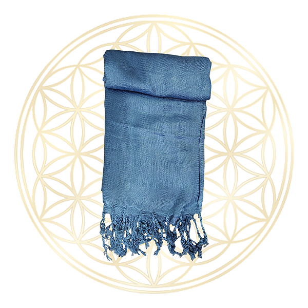 Pashmina | Echarpe | Cashmere Indiana Lisa 100% Viscose - Ocean