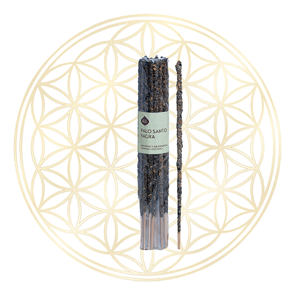Incenso Sagrada Madre Linha Artesano Palo Santo e Yagra 20 varetas