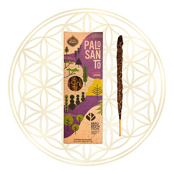 Incenso Sagrada Madre Linha Palo Santo Curto - Lavanda