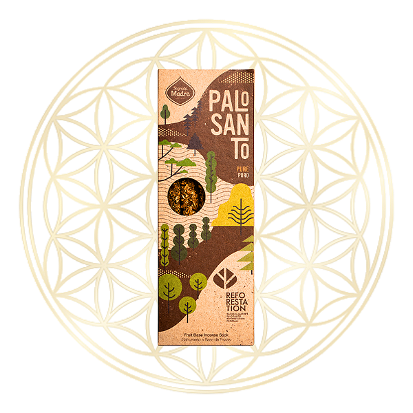 Incenso Sagrada Madre Linha Palo Santo Curto - Palo Santo