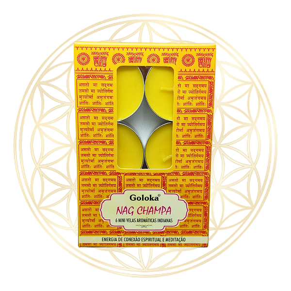 Vela Aromática P/ Rechaud Indiana Goloka - NAG CHAMPA