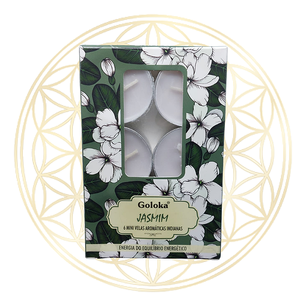 Vela Aromática P/ Rechaud Indiana Goloka - JASMIM