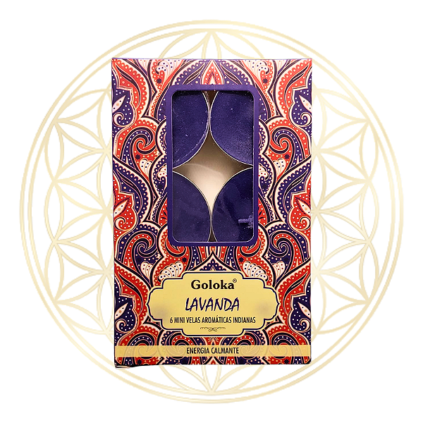Vela Aromática P/ Rechaud Indiana Goloka - LAVANDA