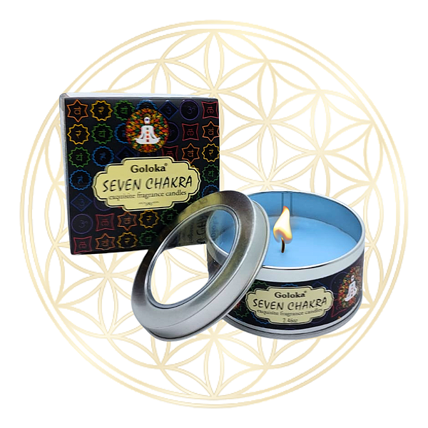 Vela Aromática Indiana Goloka - 7 Chakras
