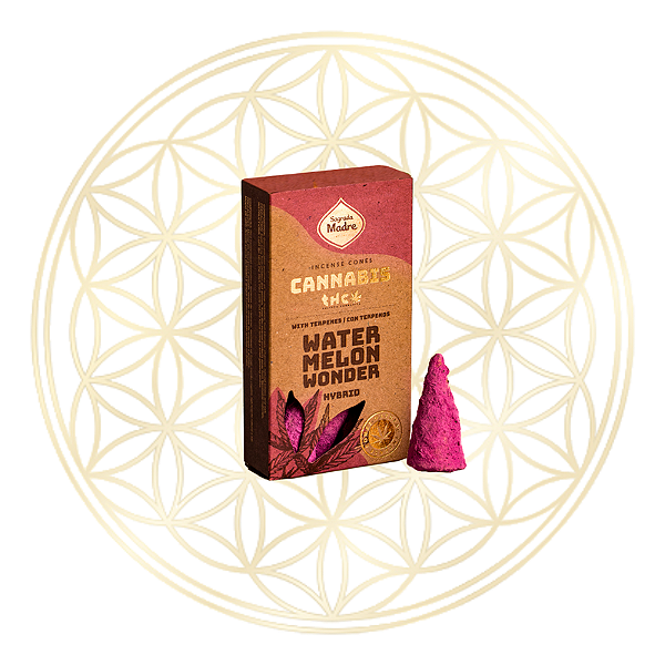 Incenso Sagrada Madre Cone Linha Cannabis Water Melon Wonder