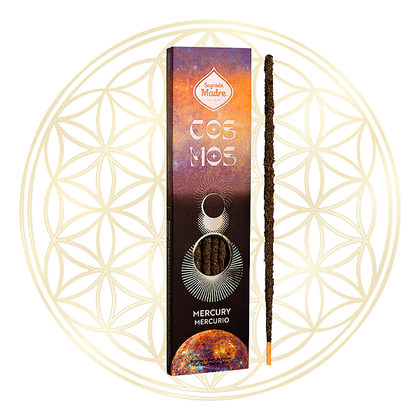 Incenso Sagrada Madre Vareta Linha Cosmos - Mercurio