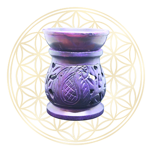Rechaud Pedra Sabão M - ROXO