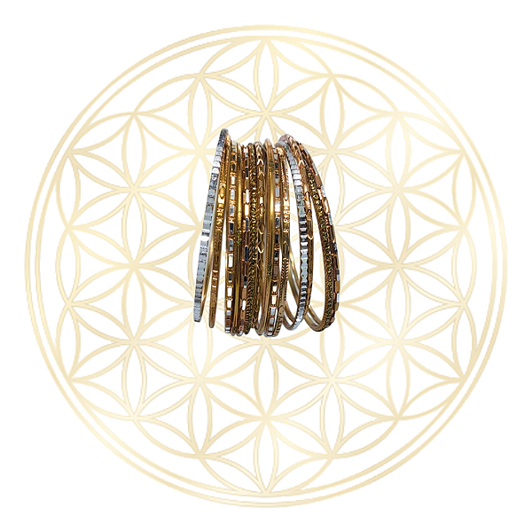 Kit com 7 Pulseiras Tradicional Indiana - Bronze