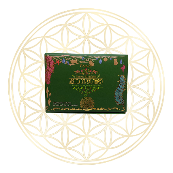 Defumador Goloka Hindu - ARRUDA COM SAL GROSSO