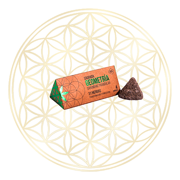 Incenso Sagrada Madre Linha Geometria - 31 Ervas