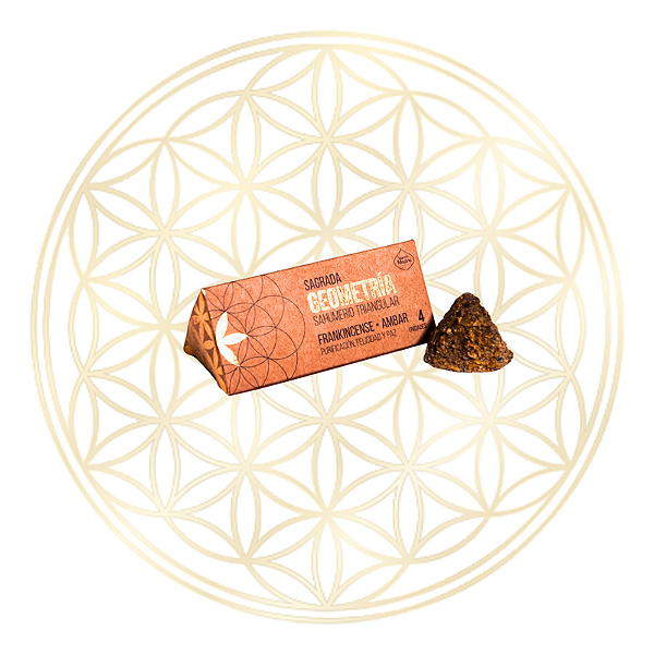 Incenso Sagrada Madre Linha Geometria - Frankincense e Âmbar