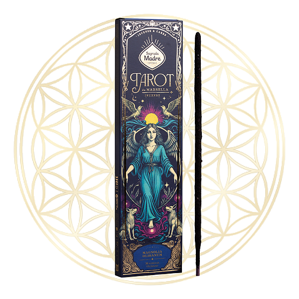 Incenso Sagrada Madre Vareta Linha Tarot Marselha - A Sacerdotisa (The Priestess)