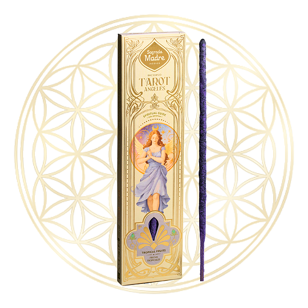 Incenso Sagrada Madre Vareta Linha Tarot Anjos - Guia Espiritual (Frutas Tropicais)