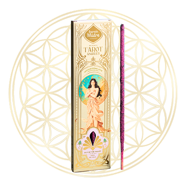 Incenso Sagrada Madre Vareta Linha Tarot Anjos - Amor Incondicional (Lírios do Vale)