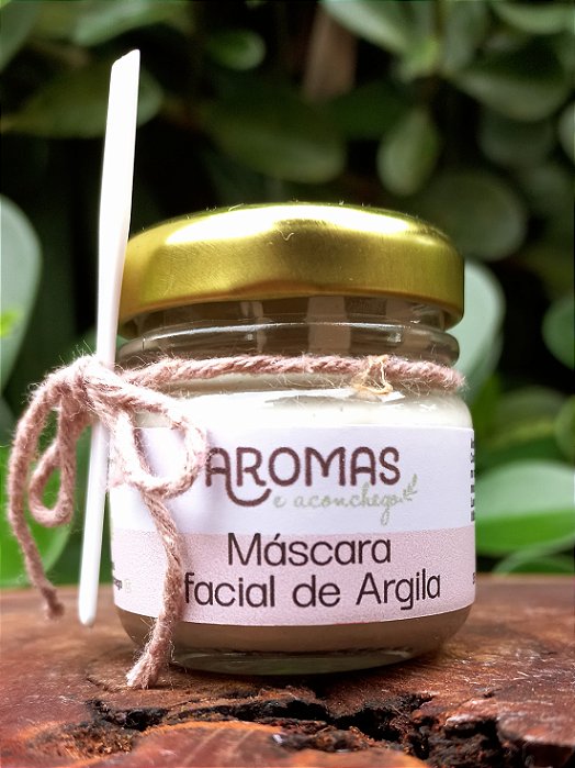 Máscara Facial de Argila Branca