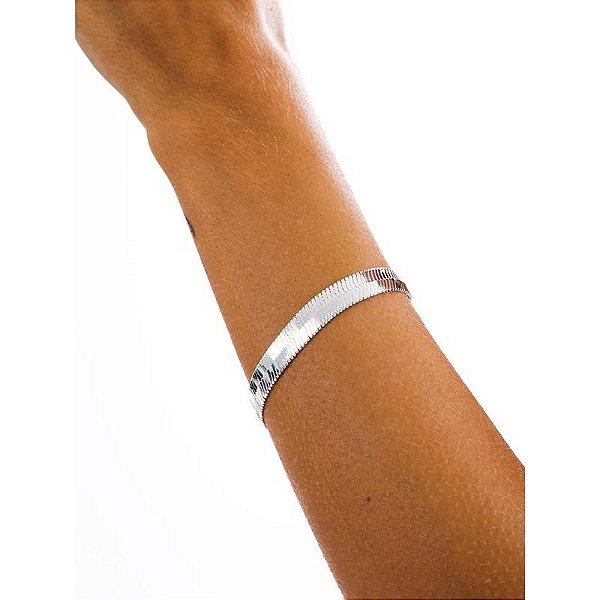 Pulseira Malha Fita 7,5mm