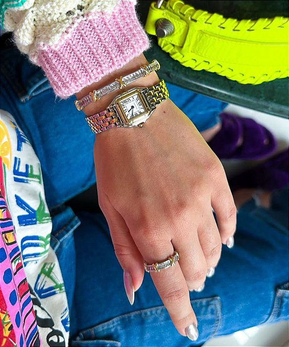 Bracelete X Inspired Tiff Cravejado