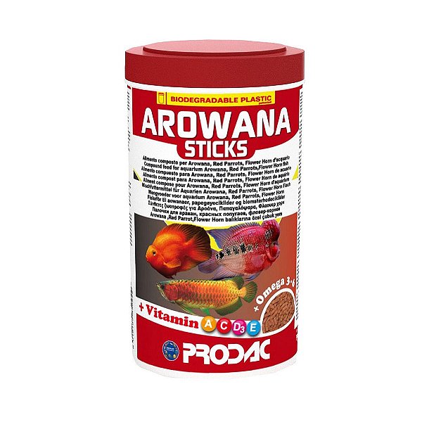 RACAO PRODAC AROWANA STICKS 450G