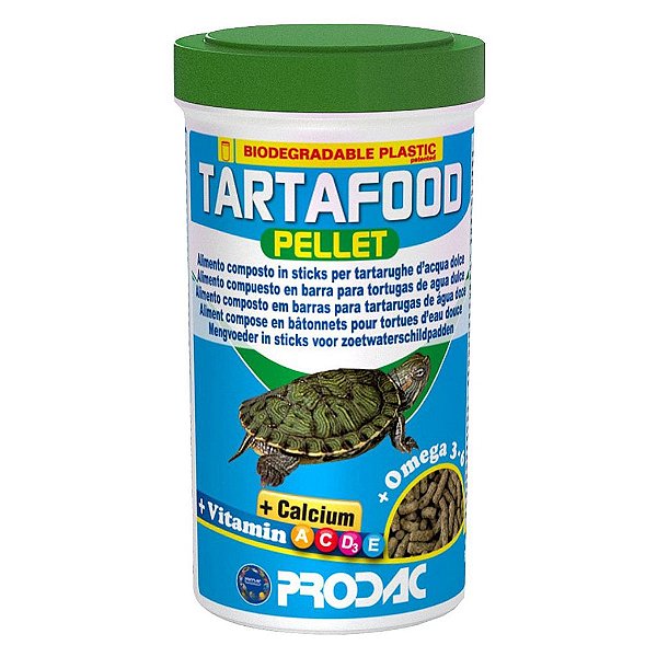 RACAO PRODAC TARTAFOOD PELLET 350G