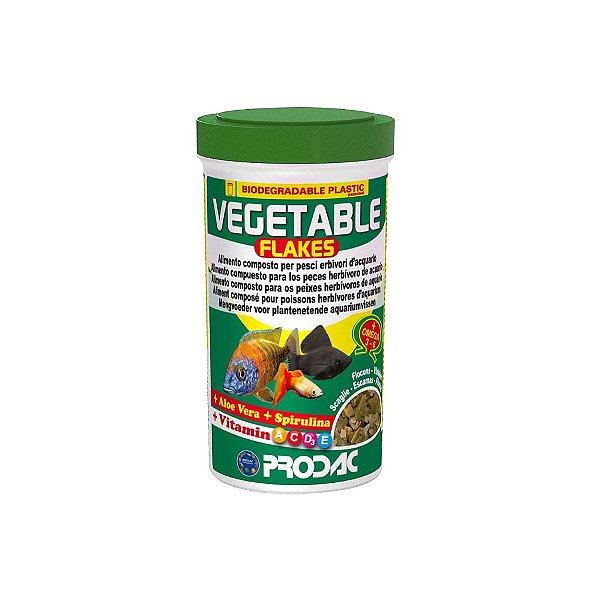 RACAO PRODAC VEGETABLE FLAKES 50G