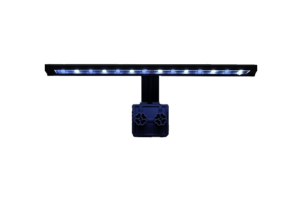 LUMINARIA LED SOMA  T-300 PRETA 9W LED BRANCO/AZUL AUTOVOLT