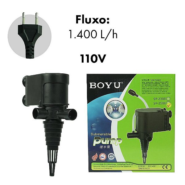 BOMBA SUB BOYU SP-2500 1400L/H 110V