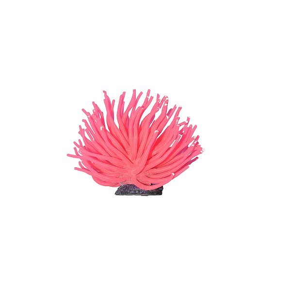 ENFEITE DE SILICONE SOMA ANEMONA SHORT ROSA  6 CM