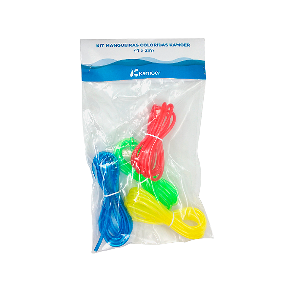 KIT DE MANGUEIRAS COLORIDAS KAMOER (4X2M)
