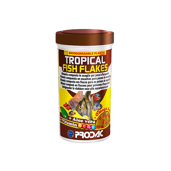 RACAO PRODAC TROPICAL FISH FLAKES  50G