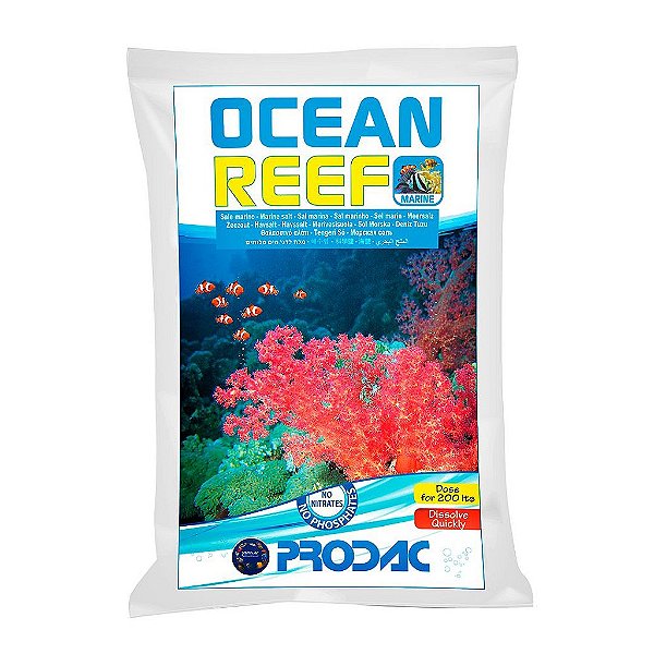 SAL PRODAC OCEAN REEF  6,6KG 200L - REEF SALT (SACO)