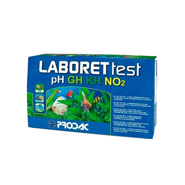 TESTE PRODAC LABORET (NITRITO, GH, KH E PH) - DOCE
