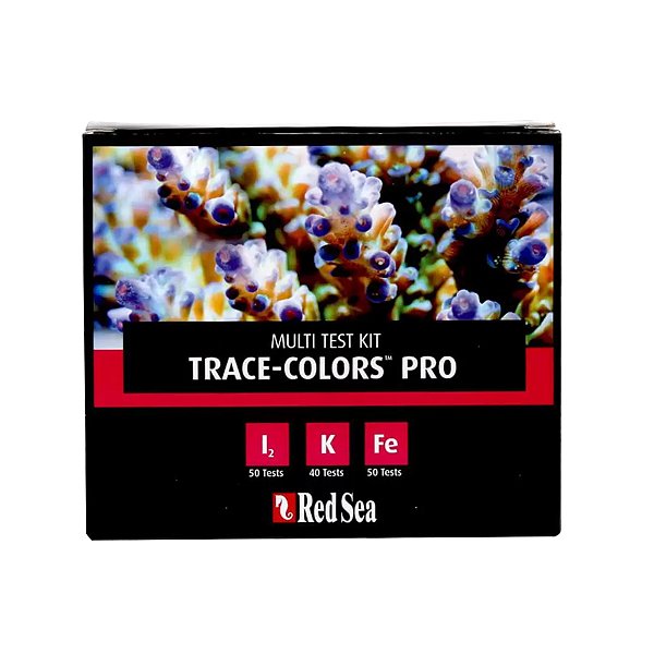TESTE RED SEA REEF MULTI TEST KIT TRACE-COLORS PRO (I2/K/FE)