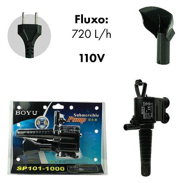 BOMBA SUB BOYU SP-  101 1000 720L/H 110V