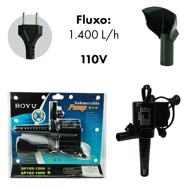 BOMBA SUB BOYU SP-  102 1600 1400L/H 110V