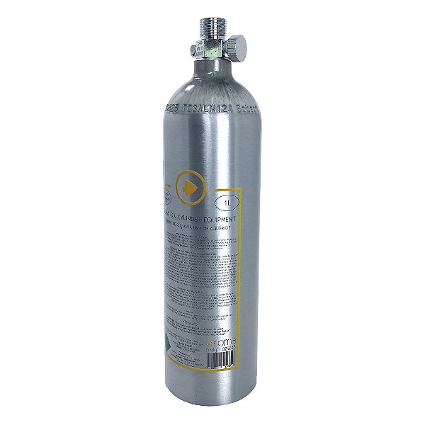 Cilindro Co2 De Alumínio Aquários Plantados 1,0l Soma