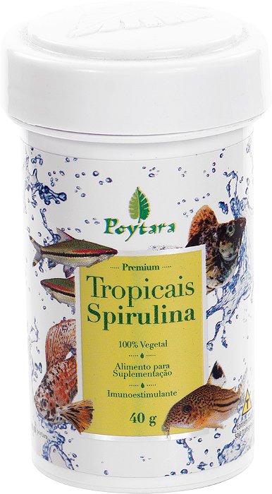 RACAO POYTARA SPIRULINA  40G