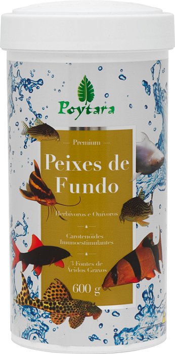 RACAO POYTARA PEIXES DE FUNDO 600G