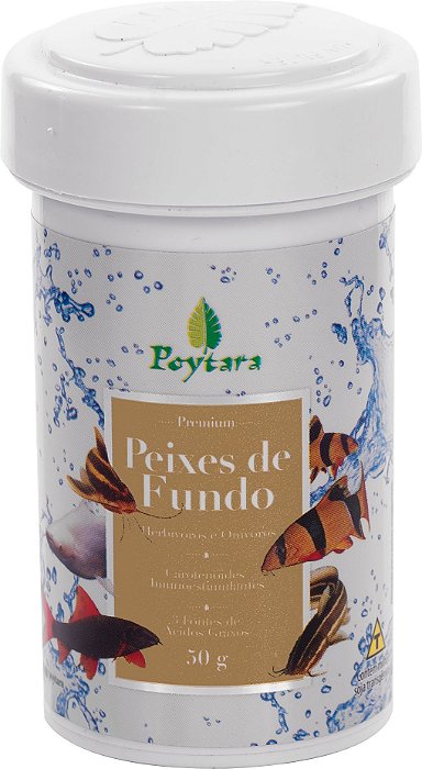 RACAO POYTARA PEIXES DE FUNDO  50G