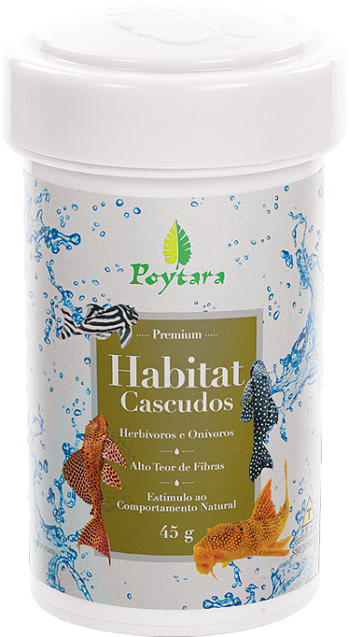 RACAO POYTARA HABITAT CASCUDO 45G