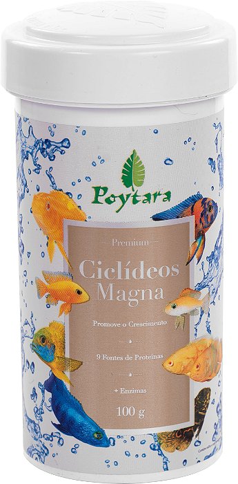 RACAO POYTARA CICLIDEOS JUVENIS (MAGNA MINI-GRAOS) 100G