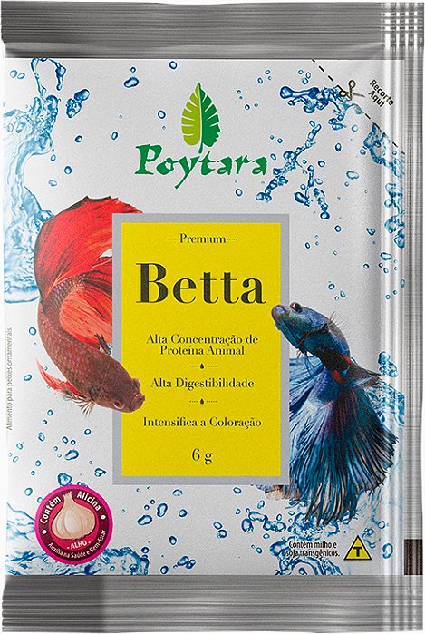 RACAO POYTARA BETTA  6G - SACHE