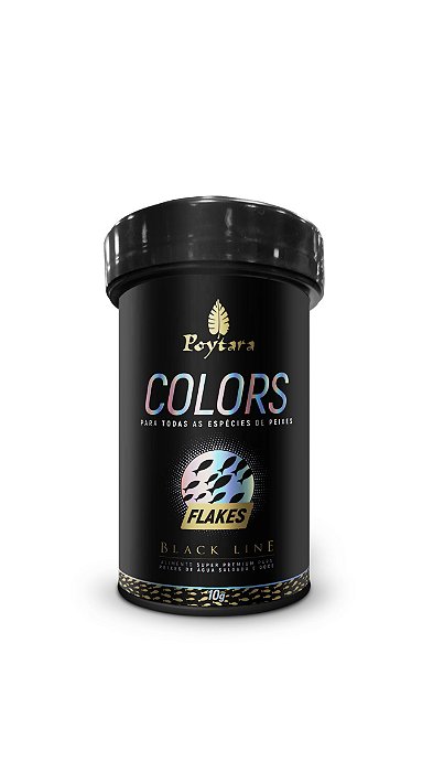 RACAO POYTARA  BLACK LINE COLORS FLAKES 10G