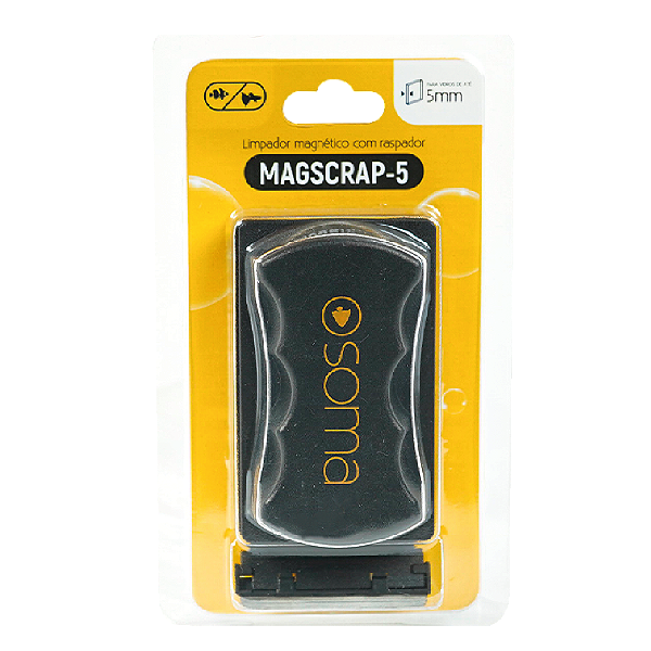 LIMPADOR MAGNETICO C/ RASPADOR SOMA MAGSCRAP - P/ 10MM MD