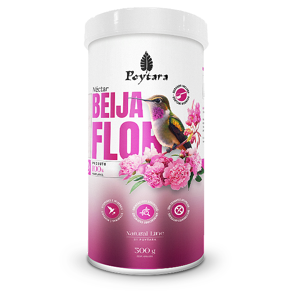 RACAO POYTARA   NATURAL LINE NECTAR BEIJA FLOR 500G
