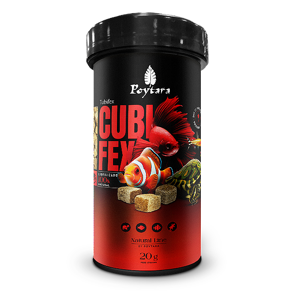 RACAO POYTARA   NATURAL LINE TUBIFEX 20G