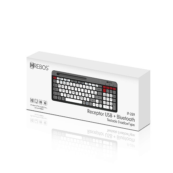 Teclado e Mouse ShadowType Sem fio